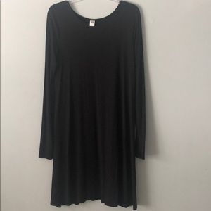Old Navy Black LONG SLEEVE dress MEDIUM TALL